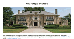 Desktop Screenshot of aldredgehouse.com