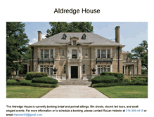 Tablet Screenshot of aldredgehouse.com